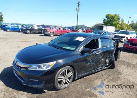 2016 Honda Accord Sport из США, поврежденный, VIN 1HGCR2E50GA066055